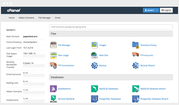 cpanel hosting